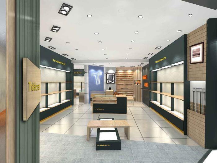 女装展柜效果图