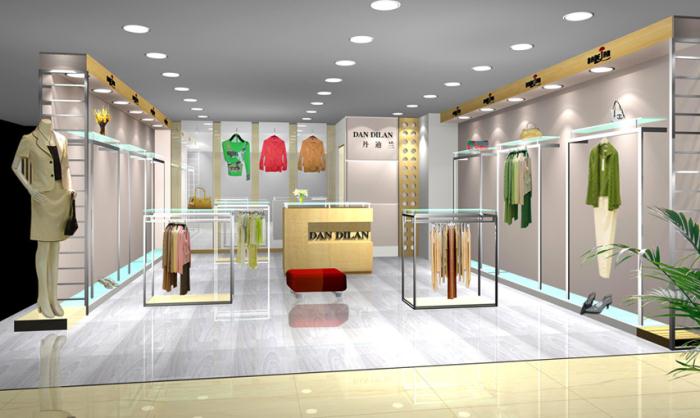 女装展柜效果图