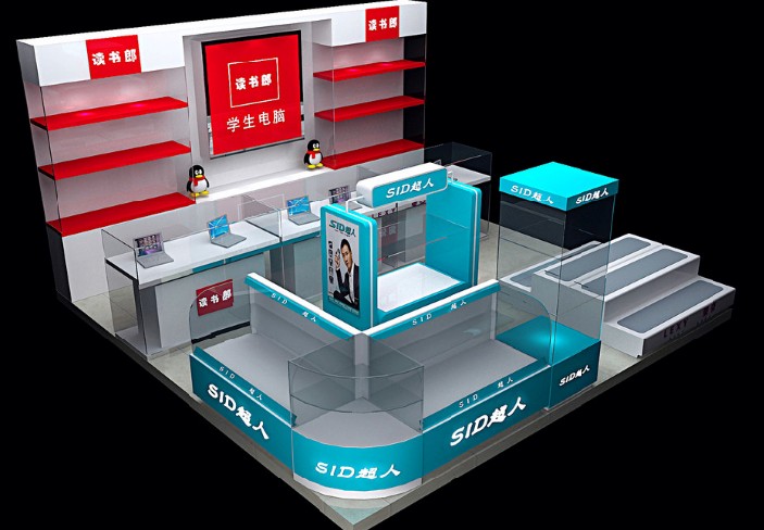 数码展柜效果图