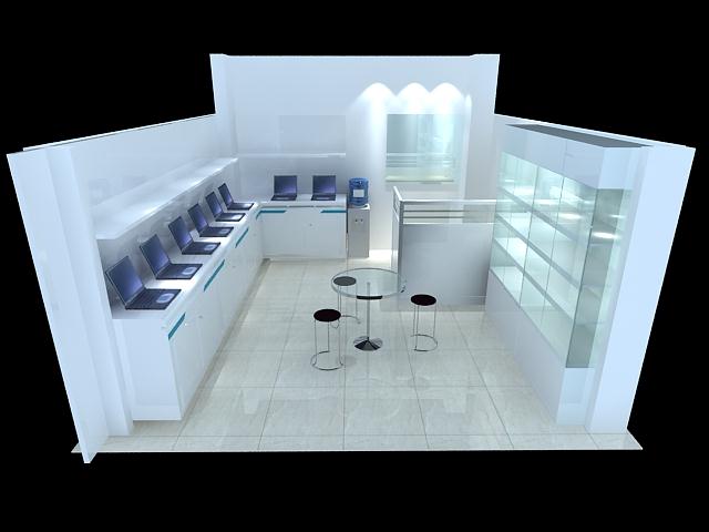 数码展柜效果图